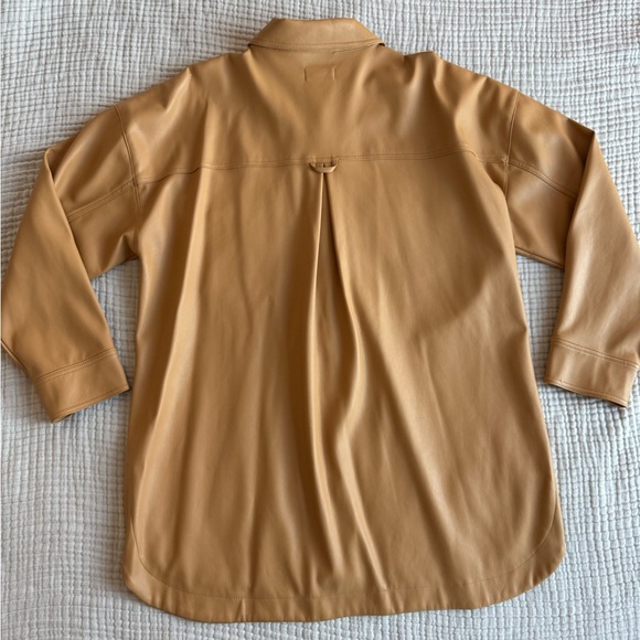 Maeve Faux Leather Shacket - Picture 5 of 7